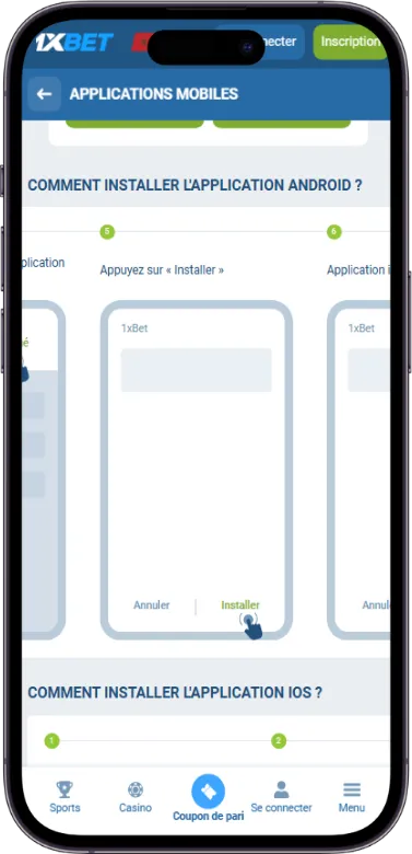 Installer l’application